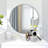 24"  Large Round Black Circular Mirror
