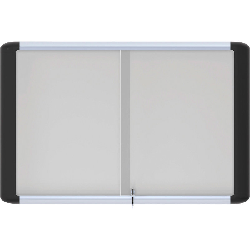 Enclosed Cabinet Magnetic Medium - 4' - 6' Whiteboard