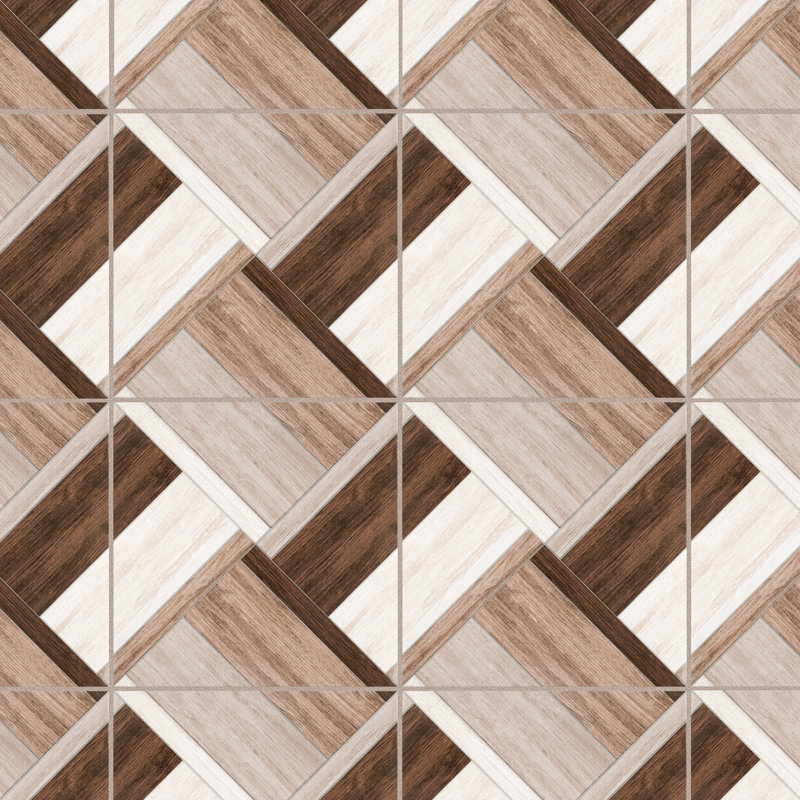 Carreau de céramique aspect bois 18 po x 18 po Austina