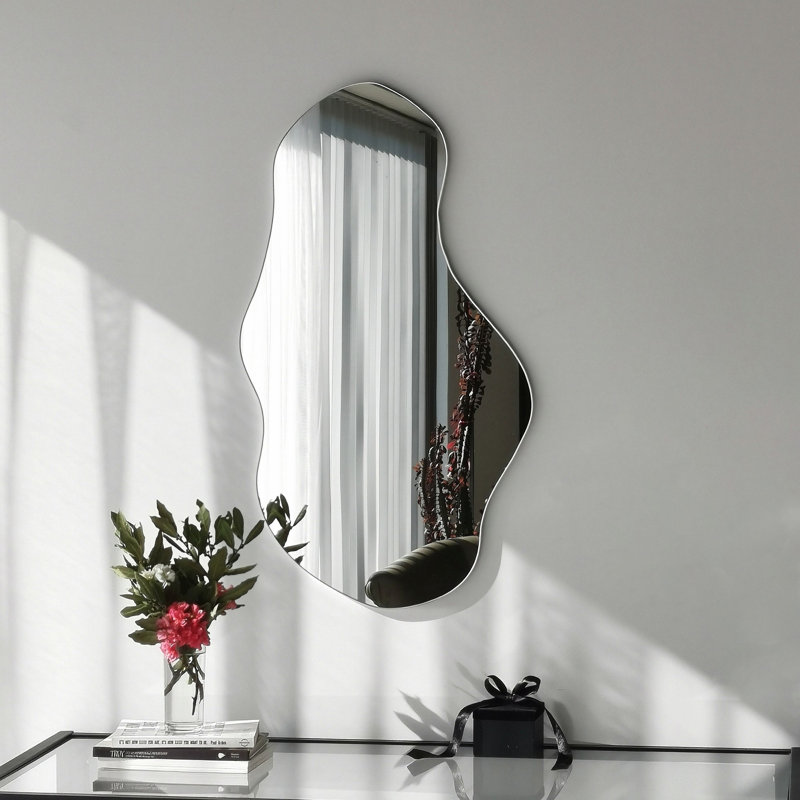 Eslick Wood Flat Wall Mirror