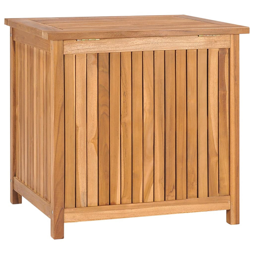 META 60cm W 100L Teak Solid Wood Deck Box in Brown