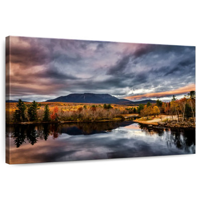 Alvord Mt. Katahdin Lake Reflection