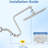 Brushed Nickel 12" Shower Head, Modern Accessory Head With Adjustable Arm, Construction