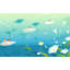 Papier peint amovible à motif floral abstrait-2087237831