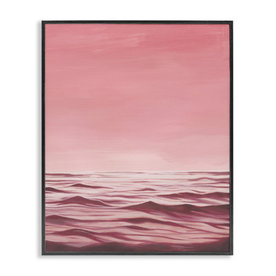 «Pink Sea Waves», estampe numérique par Grace Popp