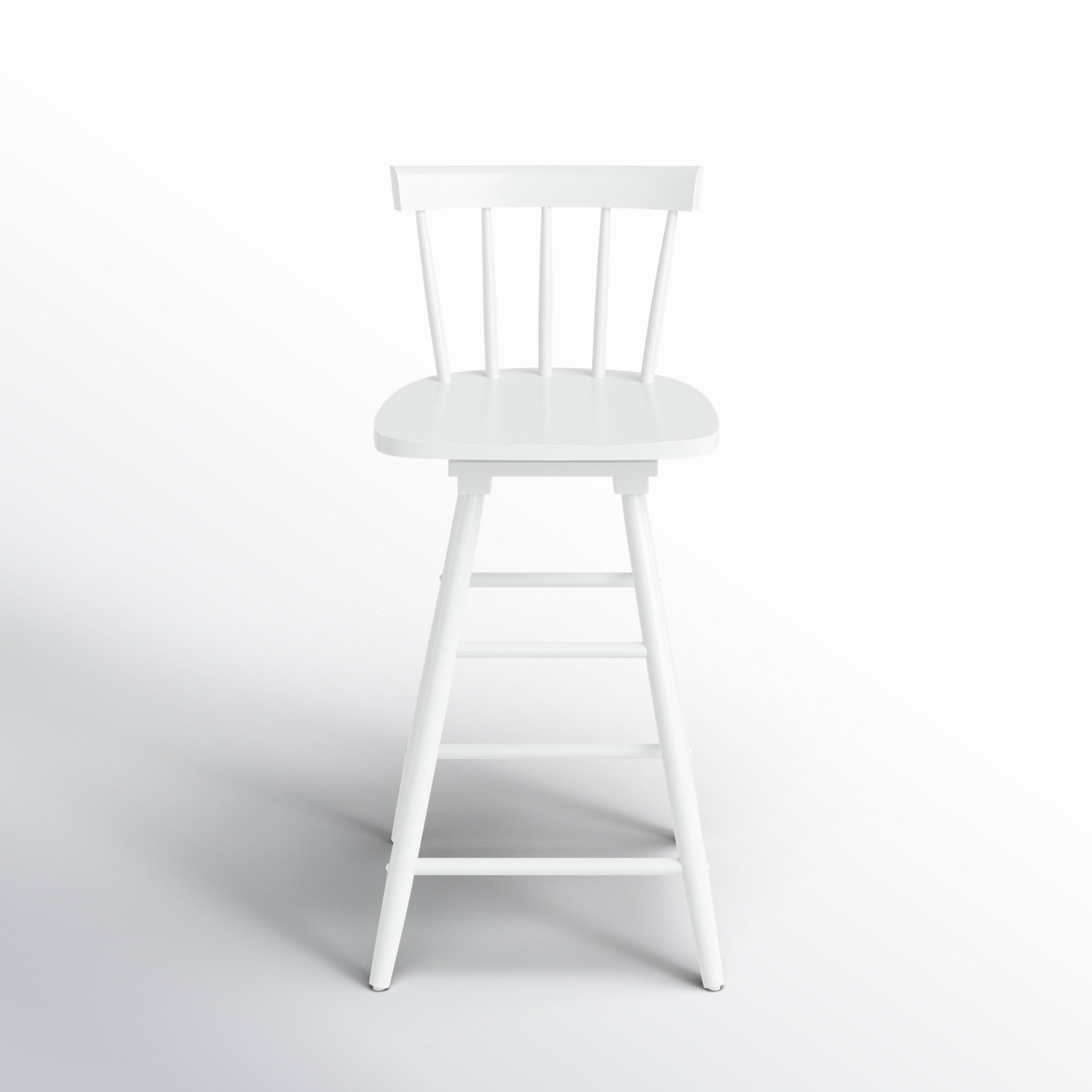 Portside 26" Swivel Bar Stool, White