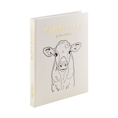 Farm Life Leather Bound Coffee Table Book