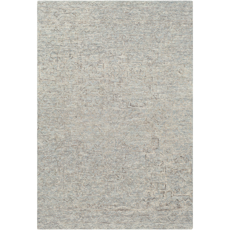 Kiser Hand Tufted Wool Indoor Rug, Rectangle 2' x 3'