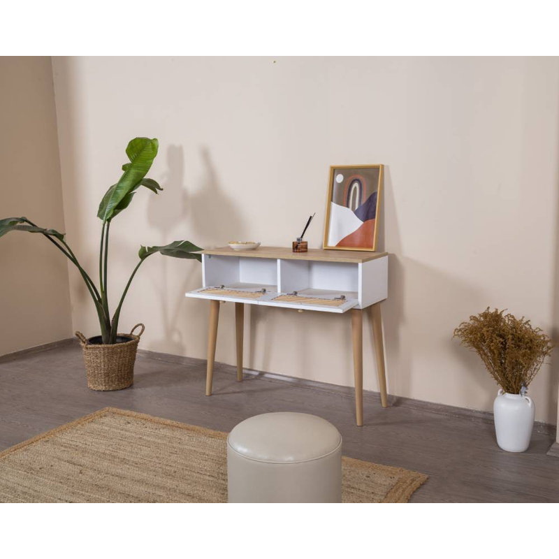 Dresser, White Oak/Brown