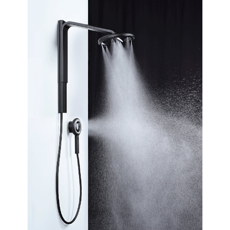 Spa 2.0 Mixer Shower with Adjustable Shower Head, Black Matte