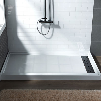 48" W x 36" D Shower Base