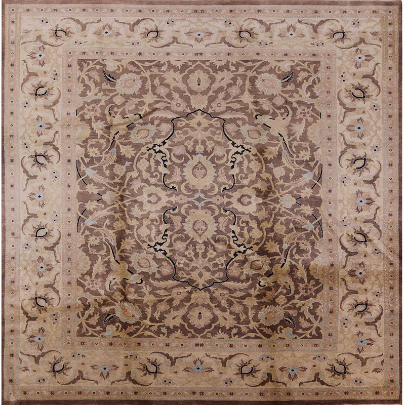 Chyann Oriental Indoor Rug, Square 5'