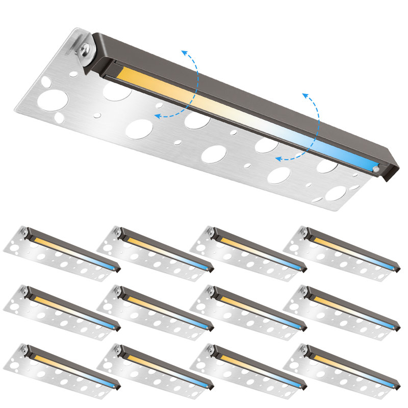 Éclairage pour marches en aluminium 12PK