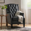 Fauteuil inclinable manuel en similicuir