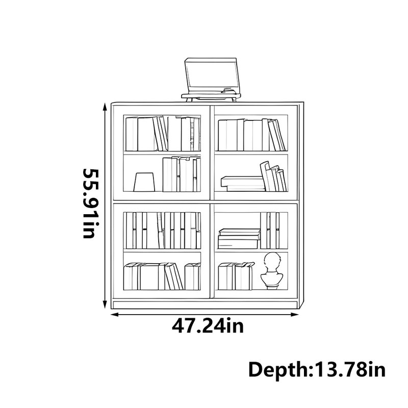 Ayaansh, (4 tablettes) H 55,91 po x l 47,24 po x P 13,78 po