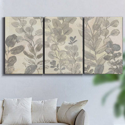 Falaises des petites, reproduction sur toile 3 pièces