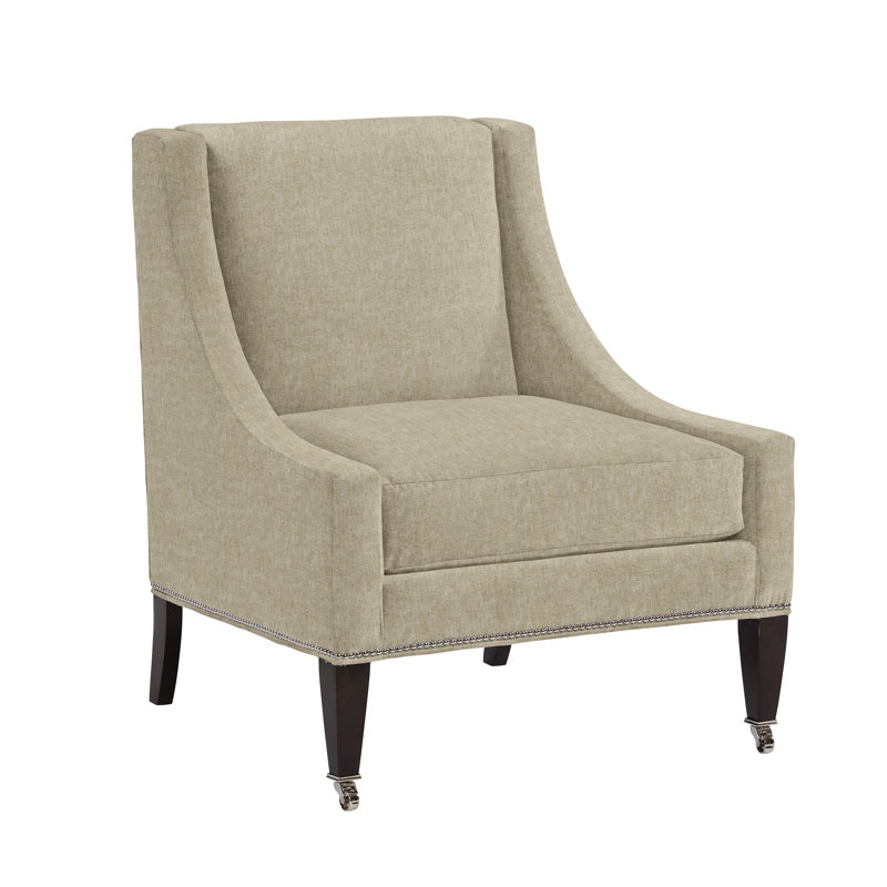 Dudley 32" Wide Polyester Armchair, Palm Cream