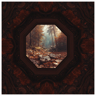 Forest Autumn Landscape Comforter