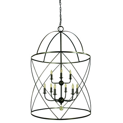 Schwenk 6 - Light Lantern Geometric Chandelier
