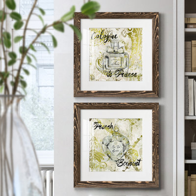 Ensemble de peinture de 2 pièces de la collection «De la France»