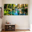 Ensemble de 3 impressions sur toile, paysages et paysages urbains-858574754