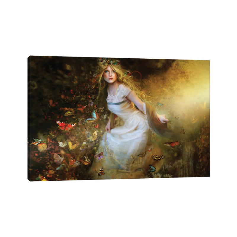 Summer Dancer by Bente Schlick - Wrapped Canvas Print