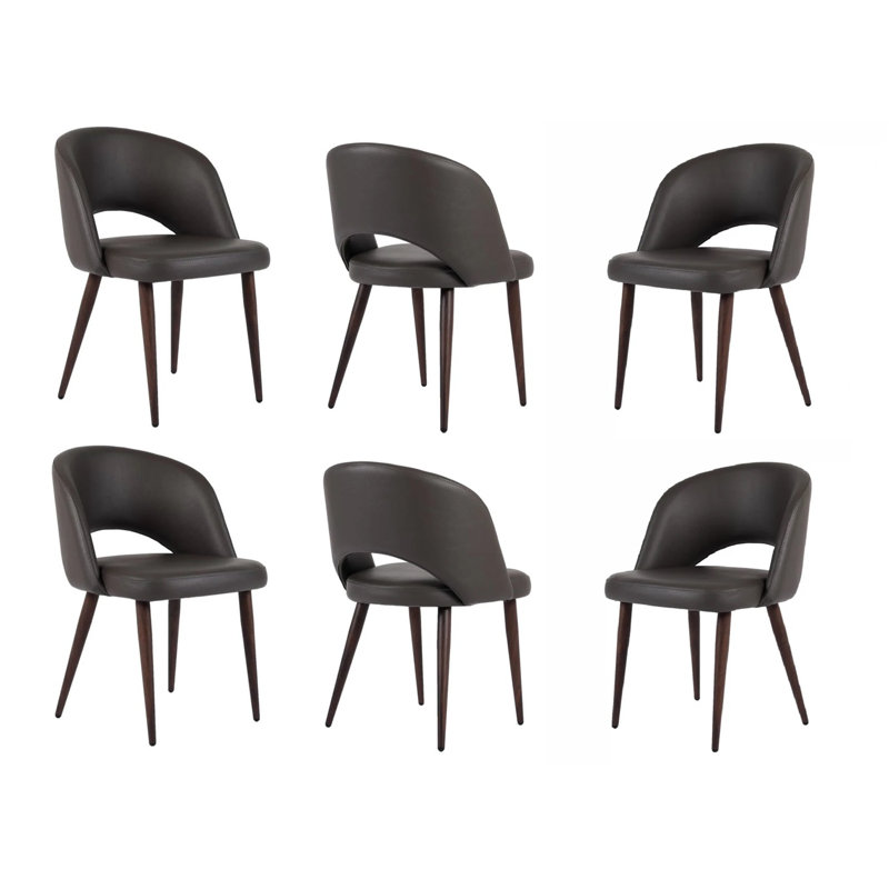 Chaise de salle à manger à dossier bas