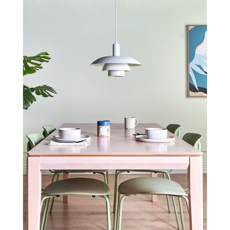 Metal Pendant Lamp HILBA, White