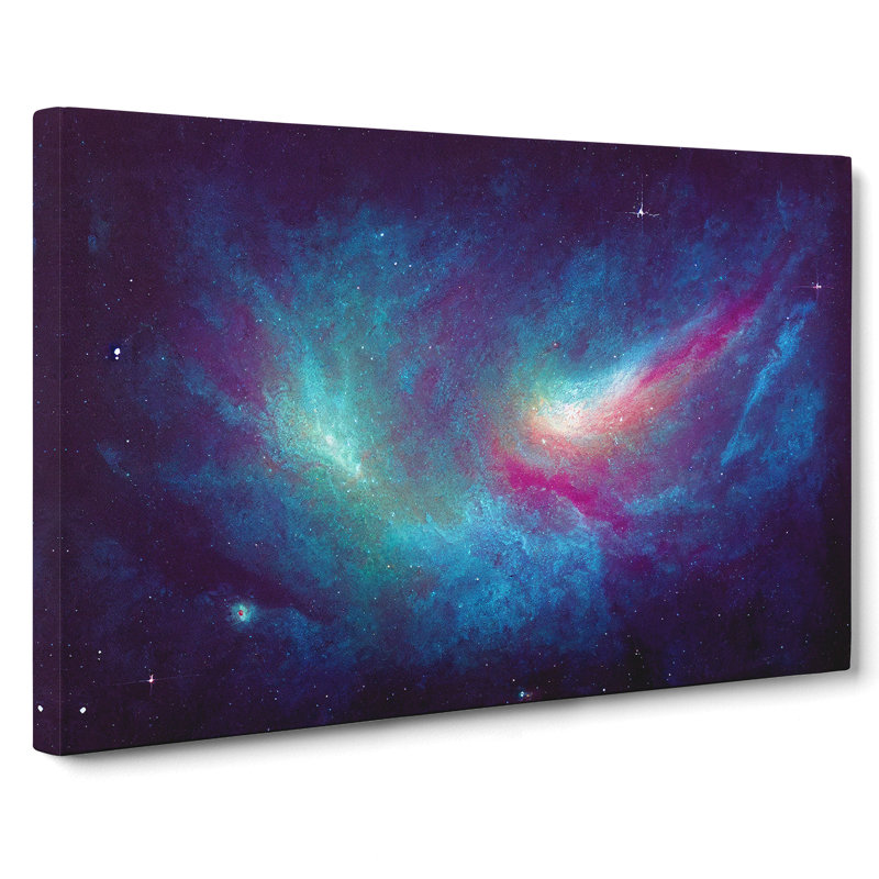 Futuristic Galaxy Vol.2 - Wrapped Canvas, 50cm H x 76cm W x 3cm D