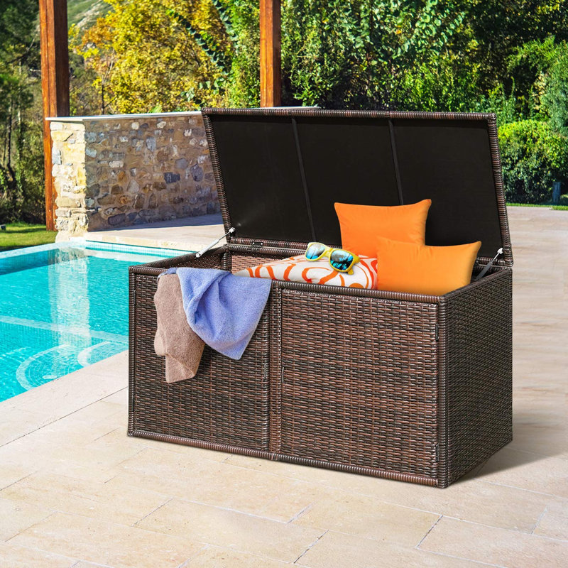 Flash W Deck Box, Brown