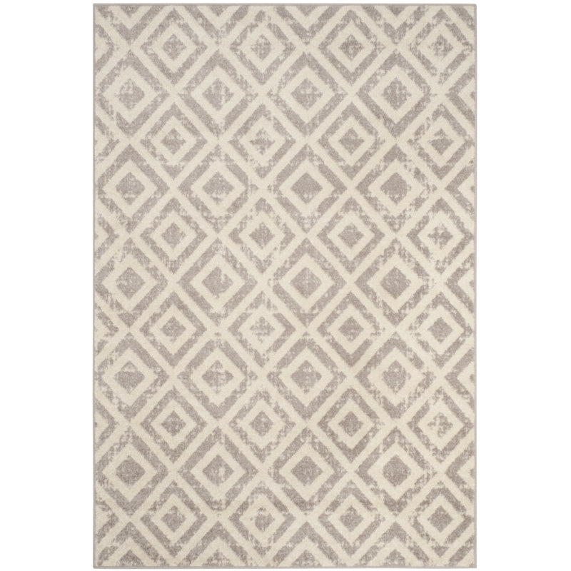 Holtzman Geometric Hand Woven Area Rug, Rectangle 201 x 279 cm