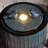2-Tier Dark Blue Ceramic Bird Bath Fountain, Decorative Water Fountain with LED Lights and Quiet Pump, Indoor Outdoor Water Feature for Patio, Garden, Deck, Balcony, Office and Home Décor, Relaxing Cascading Water Design