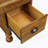 Solid Wood End Table, Rectangle 23.6 inch Narrow Side Table with Drawer, Vintage Bedside Table-1720699846