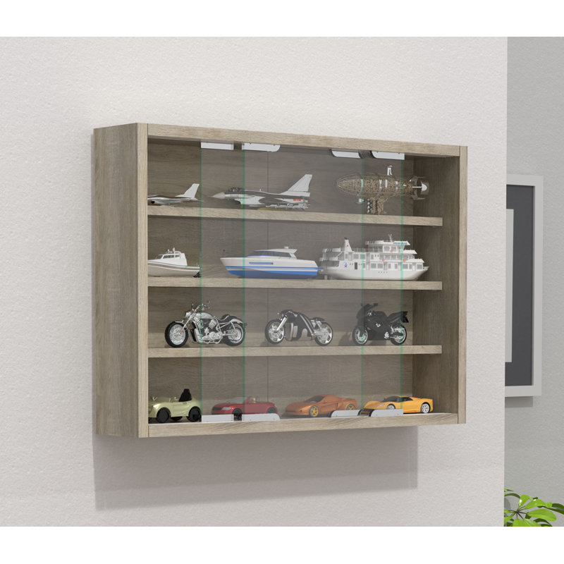 Peksenak 57 cm W Display Cabinet, Sonoma Oak