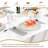 70.9" Dining Table for 6-8, Rustic Rectangular Kitchen Table with MDF Top & Metal Frame-940139433