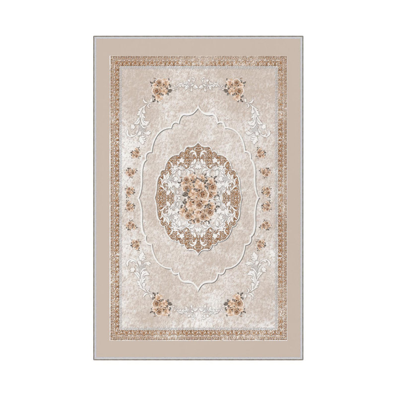 Stylish Hall Carpet Runner, 2.6 x 6.6 Feet | 100% Polyester, 650 g/m², 0.3 in Pile Height | Antibacterial & Non-Slip PVC Dot Underside | Machine Washable, Durable 3D Digital Print | Perfect for Home Décor