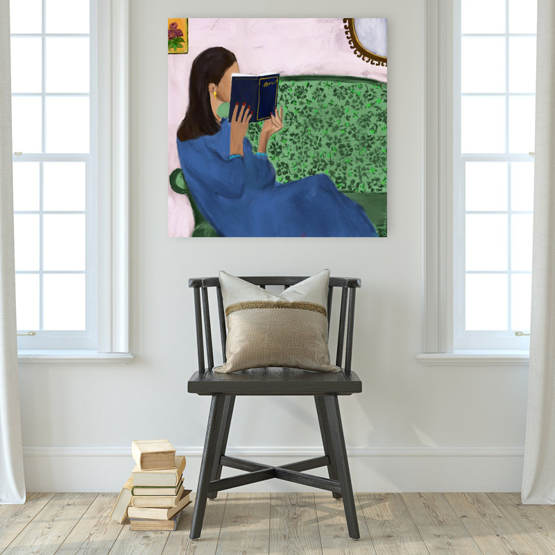 Peaceful Reading Moment Elegant Peaceful Serene Architecture Wall Art, 32" H x 32" W