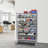 36" W NSF-Certified Commercial 7-Tier 22-Bin Storage Rack with Wheels