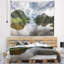 Paysage des hauts plateaux dans la tapisserie des eaux calmes-28487771