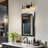 Froney 3-Light Black Dimmable Vanity Light