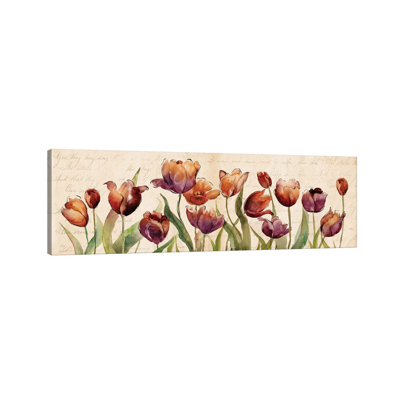 Bow to Summer II 1 Piece Wrapped Canvas Panoramic Painting, 30.48 cm H x 91.44 cm W x 1.91 cm D