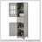 Separate Bathroom Storage Cabinet with Drawers, Acrylic Door-463801442