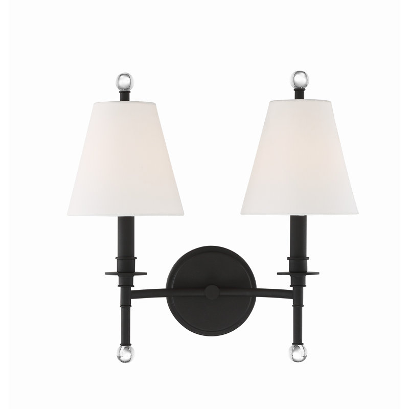 Hiltner Armed Sconce, Black