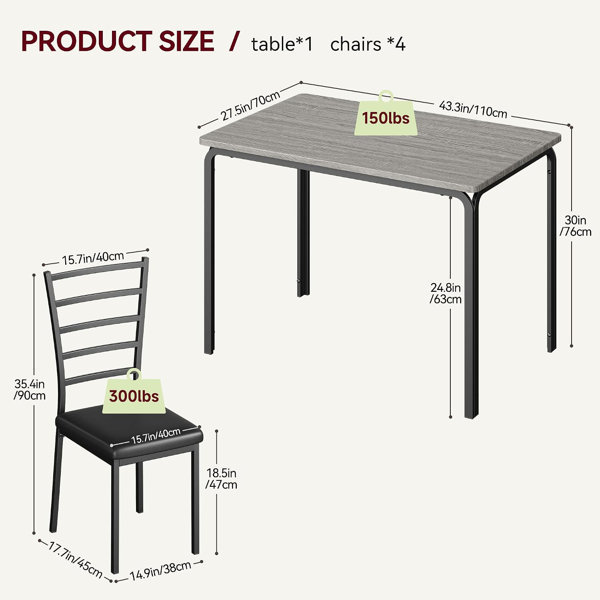 Dimensions du produit
