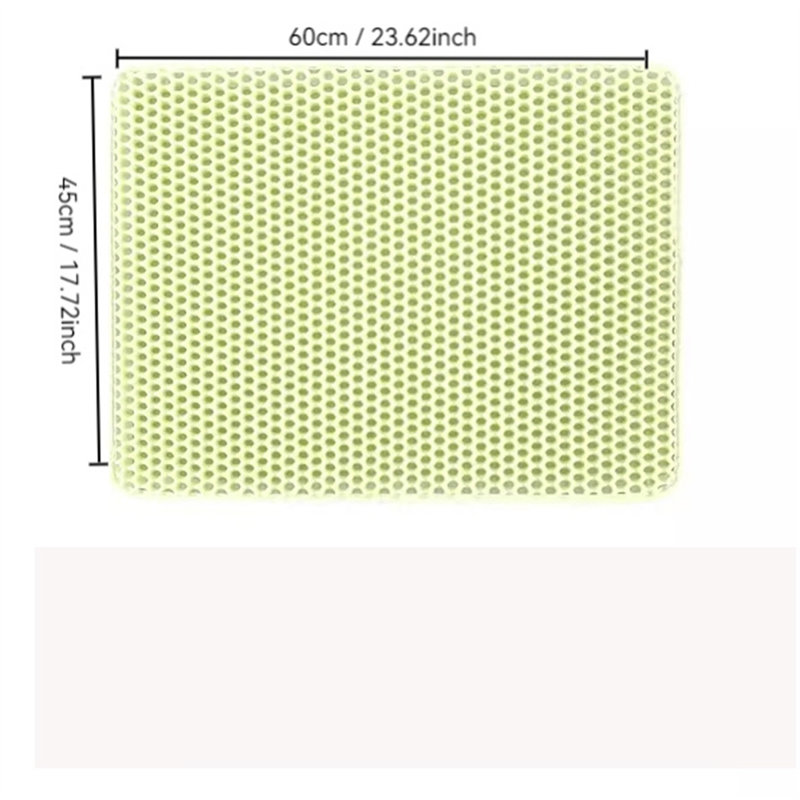 Tapis de fumier à double couche, H 0,3 po x l 23,62 po x P 17,71 po