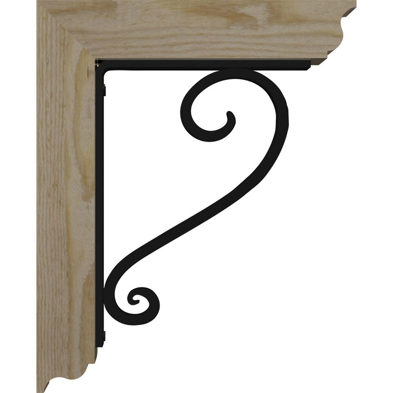 Support de fer traditionnel à triple support Edwards, H 16 po x P 14 po, Sapin Douglas de l 4 po x T 2 po (sciage brut)