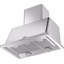 Hotte murale ILVE Majestic II Series de 40 pouces avec débit d'air de 600 pi³/min (acier inoxydable)-2068599942