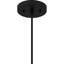 Luminaire suspendu noir mat 1 lumière Olivier