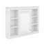 Armoire de salle de bain moderne avec miroir, armoire à miroir avec 6 tablettes ouvertes-538149767