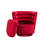 Lasharn Upholstered Swivel Side Chair with Ottoman-2100586927